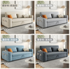 Sof&aacute; cama Love de doble prop&oacute;sito plegable de terciopelo para espacios peque&ntilde;os