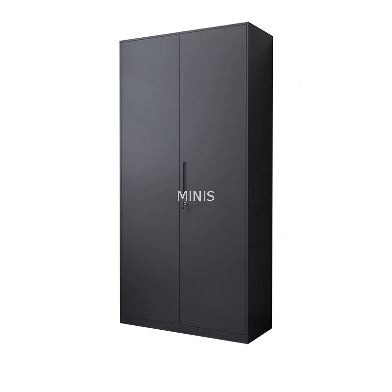 Archivador alto de acero y metal negro para estanter&iacute;a de almacenamiento de oficina
