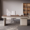 Meubles de bureau &agrave; domicile petit bureau d'ordinateur en marbre &eacute;l&eacute;gant