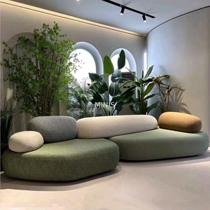 Canap&eacute; confortable et abordable en forme de roche pour salon int&eacute;rieur 