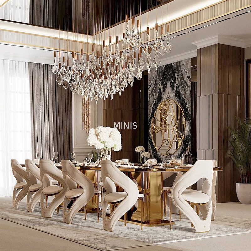 Muebles de comedor de alta gama de China Sillas de comedor elegantes