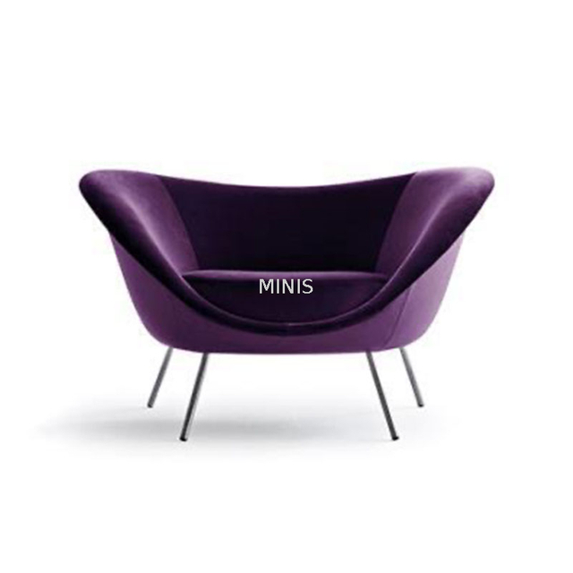 Chaise confortable de tissu de salon de salon d'h&ocirc;tel de salon