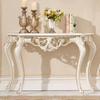 Salon/couloir d'h&ocirc;tel belle table console en bois dor&eacute;