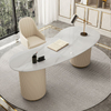 Muebles de mesa para el hogar Escritorio de oficina peque&ntilde;o, de buena madera, color beige