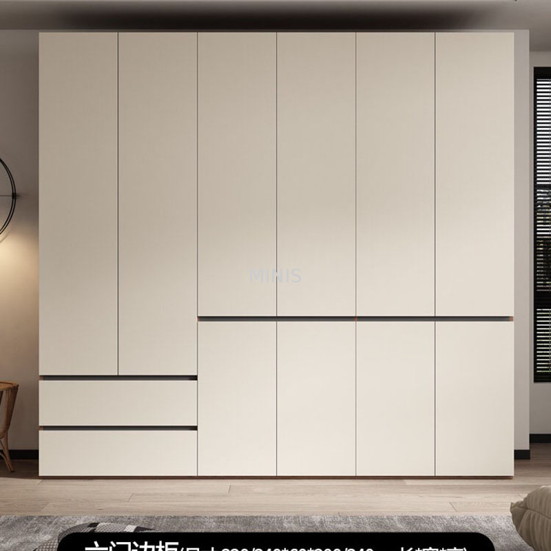 Armoires blanches adapt&eacute;es aux besoins du client modernes de chambre &agrave; coucher avec des porte&eacute;duire la poussi&egrave;re.
