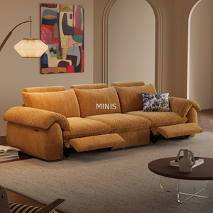 Sof&aacute; reclinable de chenilla lavable ajustable Lounge Theatre 